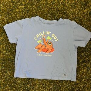 Life is Good Crusher Shirt "Chillin Out"